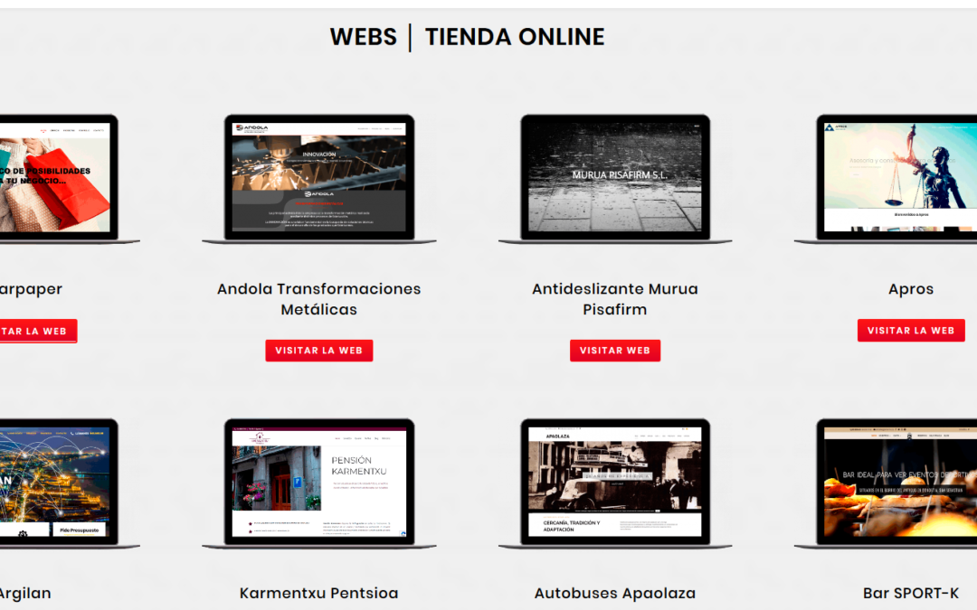 Portfolio de Code Donostia: conoce nuestras webs
