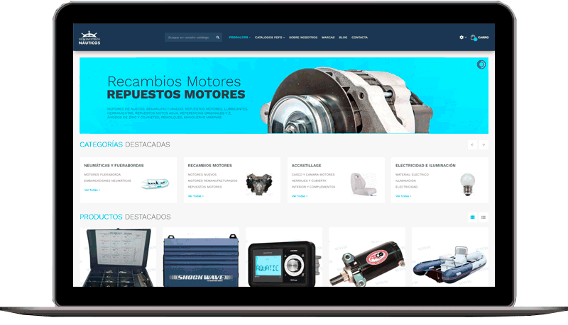 Tienda Online: Suministros Nauticos